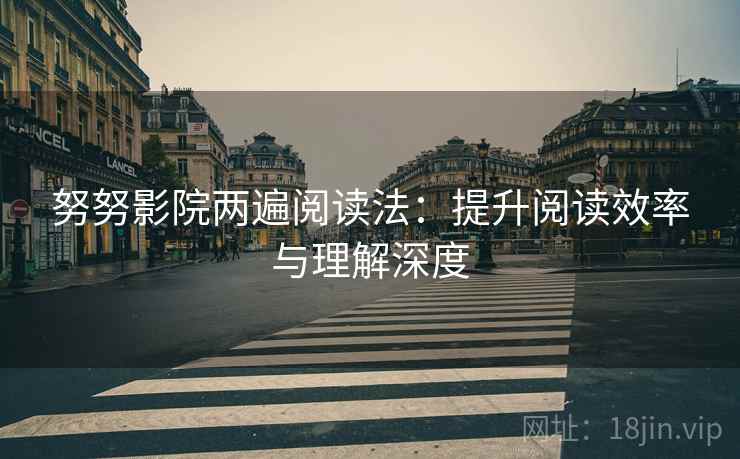 努努影院两遍阅读法：提升阅读效率与理解深度